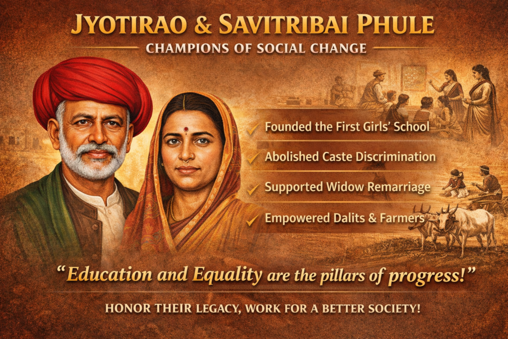 ЁЯМ╝ рдлреБрд▓реЗ рджрд╛рдВрдкрддреНрдп: рд╕рдорд╛рдЬ рдкрд░рд┐рд╡рд░реНрддрдирд╛рдЪреЗ рдорд╣рд╛рди рд╢рд┐рд▓реНрдкрдХрд╛рд░